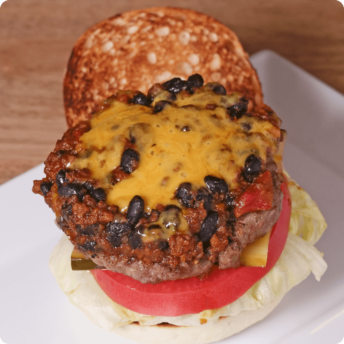 chile cheese burger